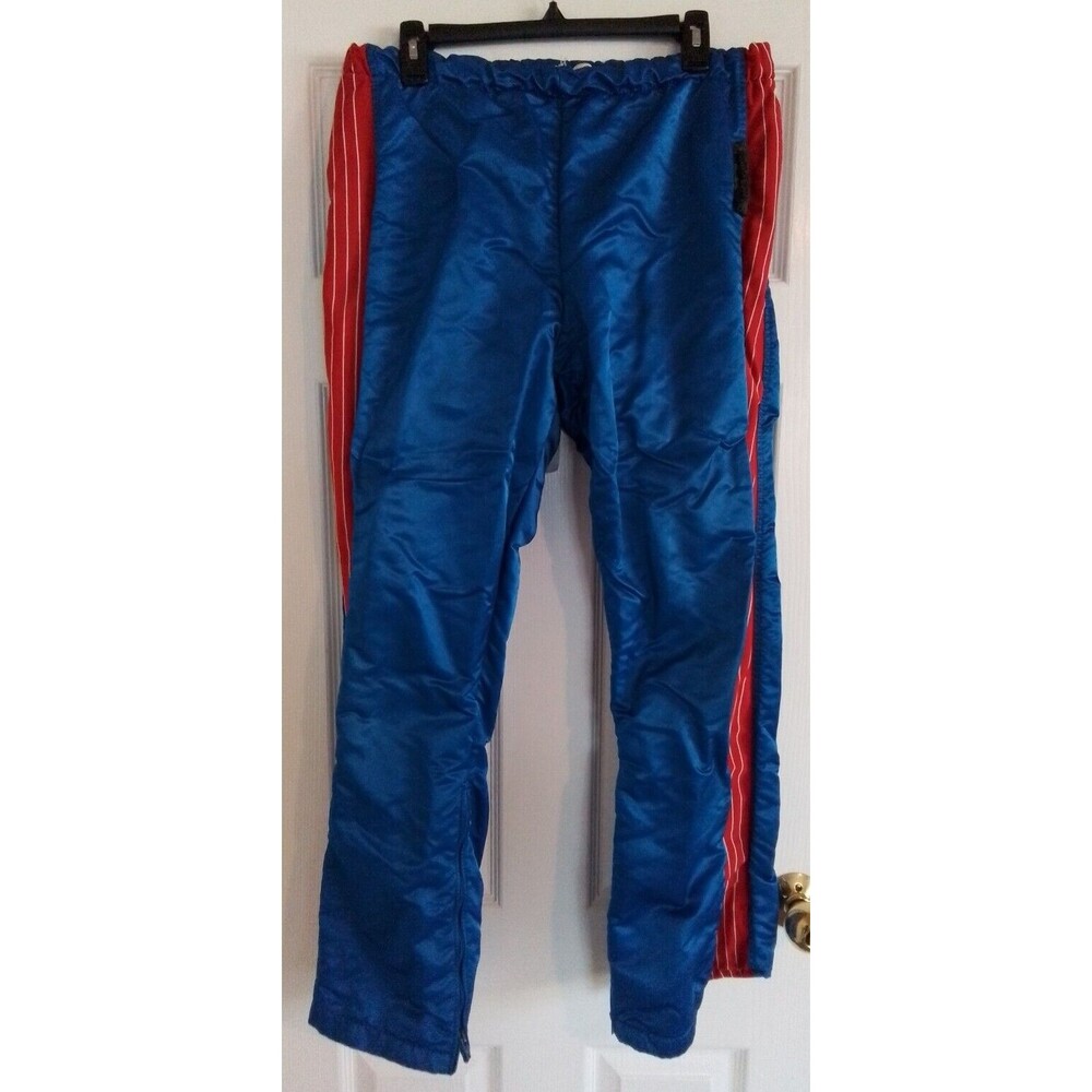 Vintage Wrestling Warm Ups Top & Bottoms Bears 1980's Quality Blue Red Retro - Picture 6 of 11